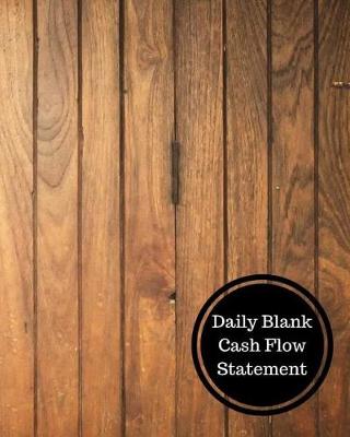 Book cover for Daily Blank Cash Flow Statement