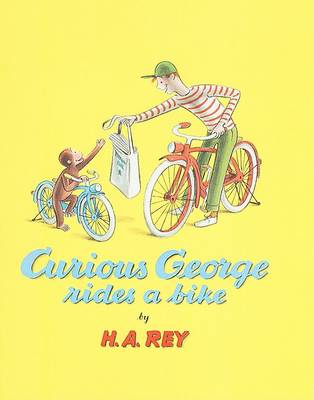 Book cover for Curious George Rides a Bike