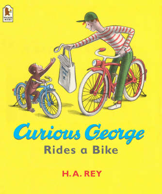 Book cover for Curious George Rides a Bike