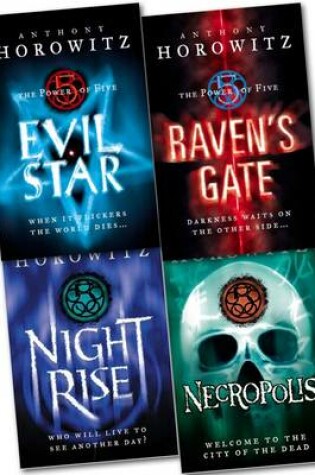 Cover of The Power of Five Pack (evil Star, Nightrise, Necropolis, Raven's Gate).