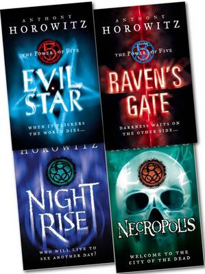Book cover for The Power of Five Pack (evil Star, Nightrise, Necropolis, Raven's Gate).