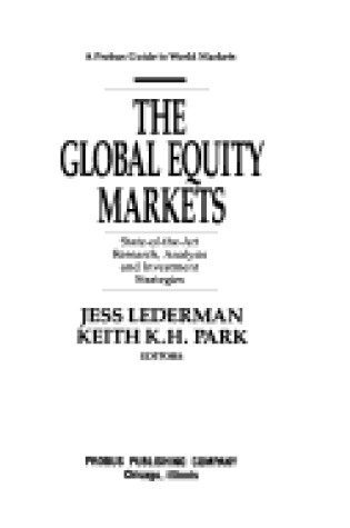 Cover of Global Equity Markets