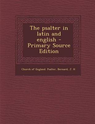 Book cover for The Psalter in Latin and English - Primary Source Edition