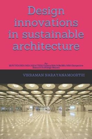 Cover of Design innovations in sustainable architecture