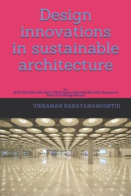 Book cover for Design innovations in sustainable architecture