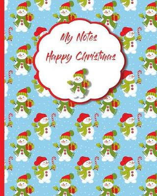 Book cover for My Notes Happy Christmas.