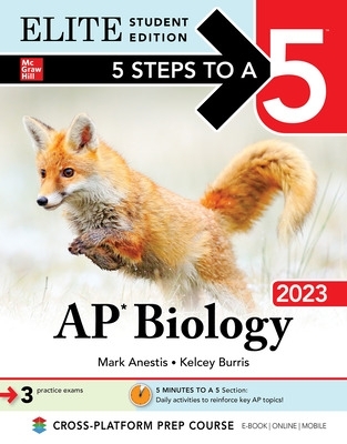 Book cover for 5 Steps to a 5: AP Biology 2023 Elite Student Edition
