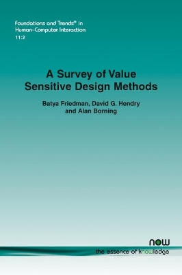 Book cover for A Survey of Value Sensitive Design Methods