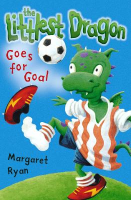 Book cover for Littlest Dragon Goes for Goal