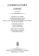 Cover of Combinatory Logic