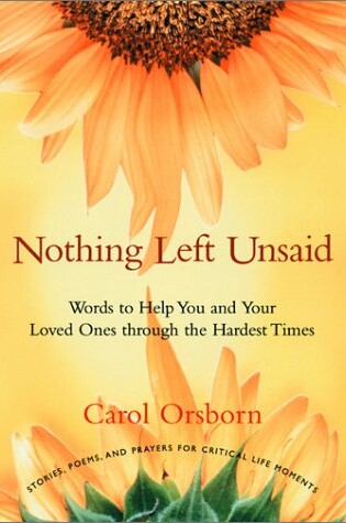 Cover of Nothing Left Unsaid