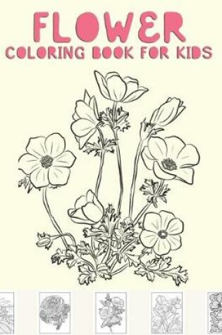 Cover of Flower coloring book for kids