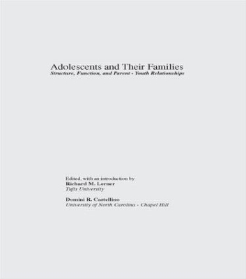 Book cover for Adolescents and Their Families