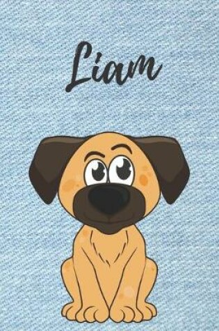Cover of Liam Hund-Malbuch / Notizbuch / Tagebuch