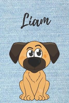 Book cover for Liam Hund-Malbuch / Notizbuch / Tagebuch