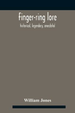 Cover of Finger-ring lore