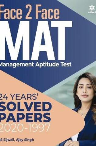 Cover of Face to Face Mat with 23 Years Solved Papers 2021