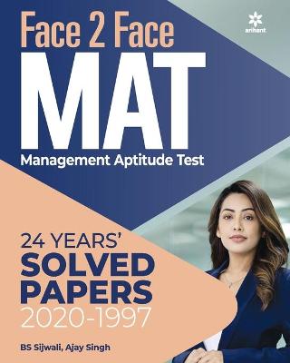 Book cover for Face to Face Mat with 23 Years Solved Papers 2021