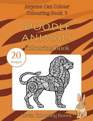 Book cover for Doodle Animals Colouring Book