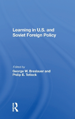 Book cover for Learning In U.s. And Soviet Foreign Policy