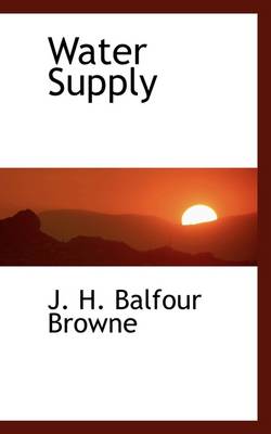 Book cover for Water Supply