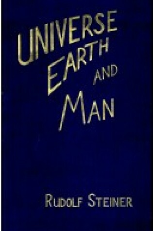 Cover of Universe, Earth and Man