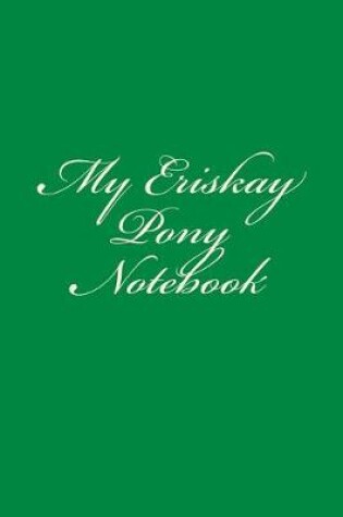 Cover of My Eriskay Pony Notebook