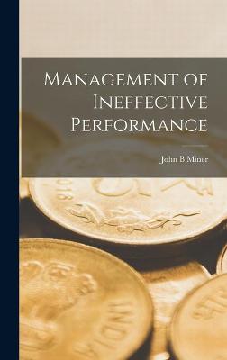 Book cover for Management of Ineffective Performance