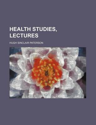 Book cover for Health Studies, Lectures