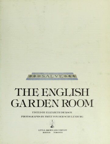 Book cover for The English Garden Room