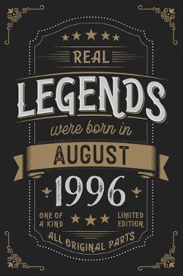 Book cover for Real Legends were born in August 1996