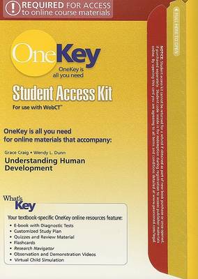 Book cover for OneKey WebCT, Student Access Kit, Essentials of Human Development