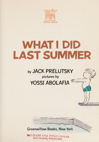 Cover of What I Did Last Summer