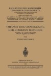 Book cover for Theorie Und Anwendung Der Direkten Methode Von Ljapunov