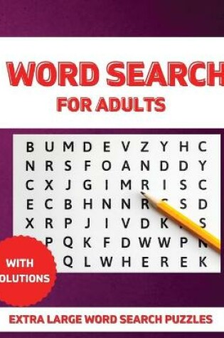 Cover of Word Search for Adults