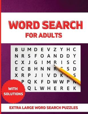 Book cover for Word Search for Adults