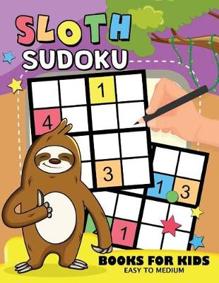 Book cover for Sloth Sudoku Book for Kids