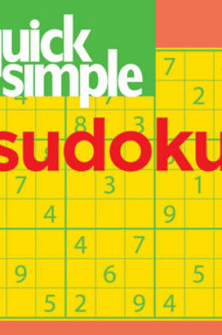 Cover of Quick and Simple Sudoku