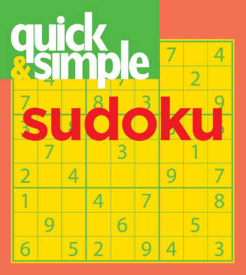 Book cover for Quick and Simple Sudoku