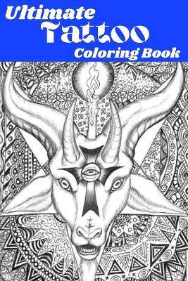 Book cover for Ultimate Tattoo Coloring Book