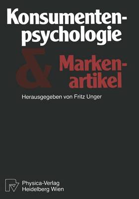 Book cover for Konsumentenpsychologie Und Markenartikel