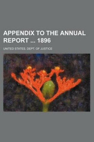 Cover of Appendix to the Annual Report 1896