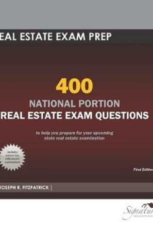 Cover of 400 National Portion Real Estate Exam Questions