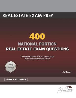 Book cover for 400 National Portion Real Estate Exam Questions