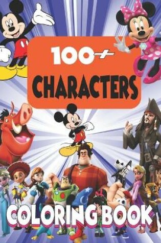 Cover of 100+ Characters Coloring Book