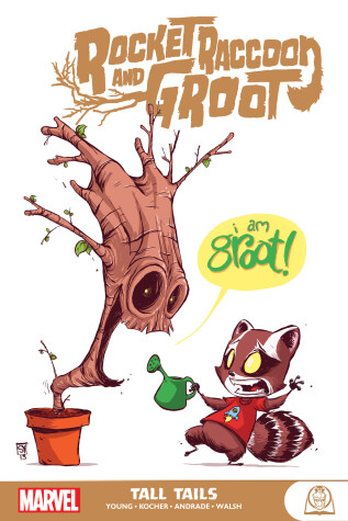 Book cover for Rocket Raccoon & Groot: Tall Tails
