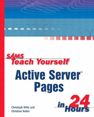 Book cover for Sams Teach Yourself Active Server Pages in 24 Hours