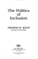 Book cover for Politics of Inclusion