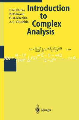 Cover of Introduction to Complex Analysis