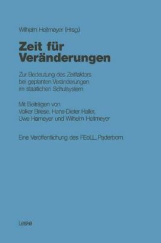 Cover of Zeit für Veränderungen